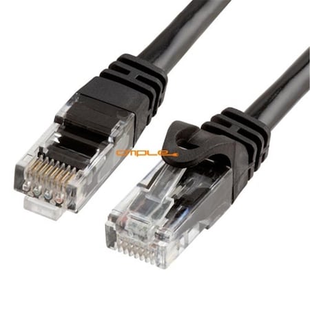 Cmple CAT 6 500MHz UTP ETHERNET LAN NETWORK CABLE -10 FT Black 884-N